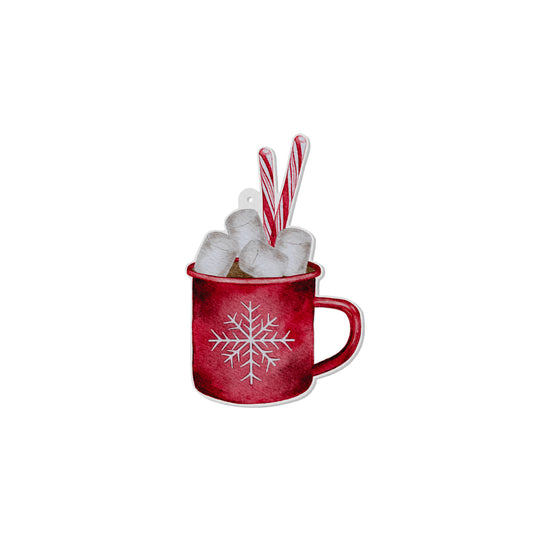 Hot Cocoa Mug Acrylic Ornament