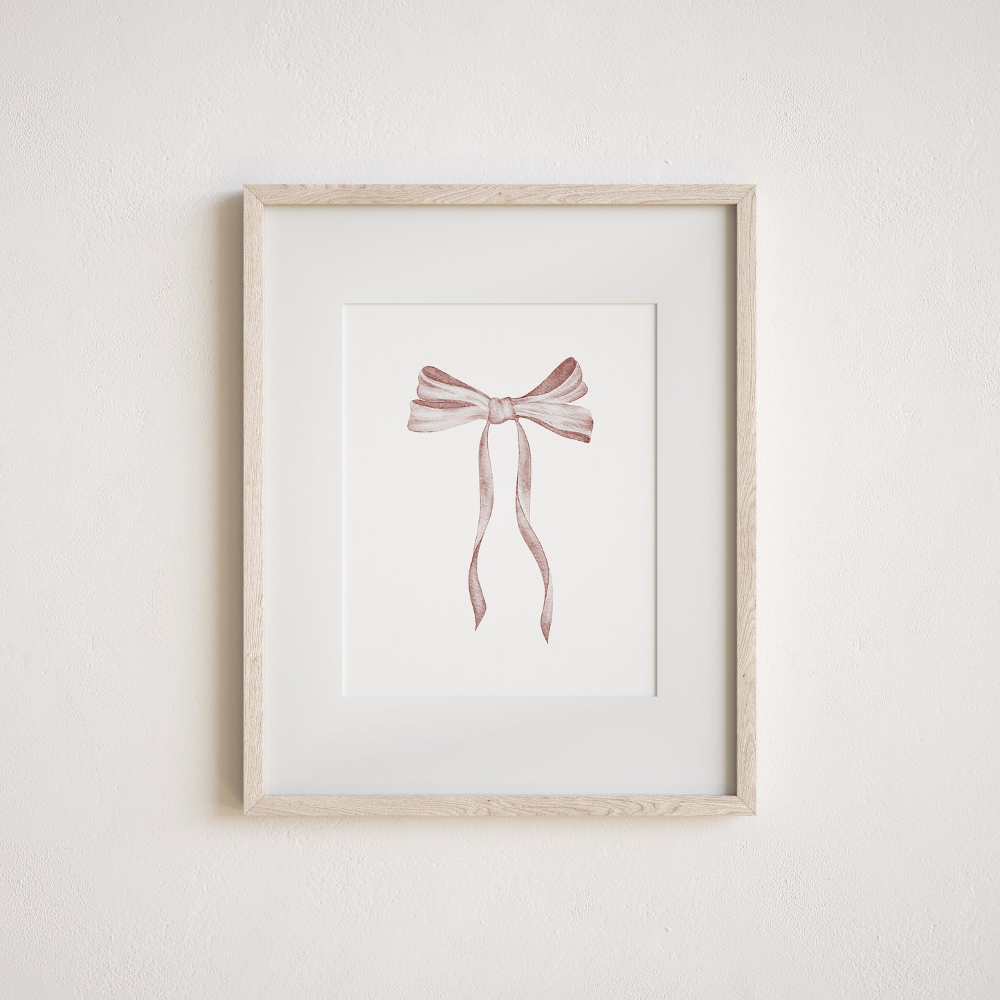 Pink Bow Art Print